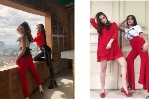 Pose bareng Jedar, begini 10 gaya Nia Ramadhani saat ikutan ngangkang