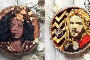 10 Kue pie ini berwujud wajah seleb, hasilnya sungguh menakjubkan