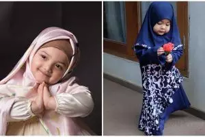 Gaya 6 balita seleb saat kenakan hijab ini ngegemesin banget