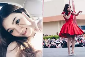 10 Pesona Sendy eks JKT48, kini jadi biduan dangdut rasa Jepang