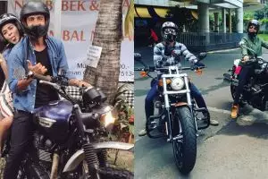 10 Seleb ini punya pasangan anak motor, sering diajak touring nih
