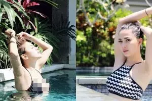 Pose seksi 7 seleb saat berendam di kolam renang, bikin gagal fokus