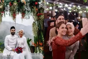 10 Momen pernikahan Adam Sinclair, adik ipar Bunga Citra Lestari
