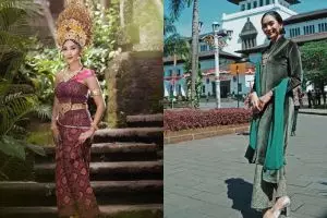 10 Pesona Happy Salma saat kenakan baju daerah, anggun banget