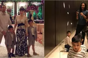 Jauh dari gosip, begini 10 potret harmonis keluarga Hesti Purwadinata