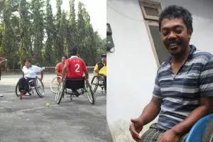 Difabel perajin miniatur pesawat ini ternyata atlet profesional