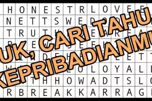 Kata pertama yang kamu lihat akan ungkap karakter dirimu
