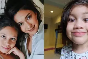 10 Potret cantiknya Sarah White, anak Nana Mirdad yang bermata indah