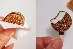 10 Karya sulaman unik yang bikin lapar dan haus, detailnya mengagumkan