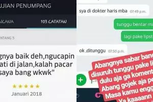 Awas baper, 10 pujian penumpang ke ojek online bikin senyum sendiri