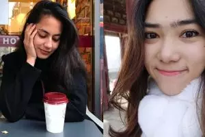 Liburan di luar negeri, 10 seleb ini tampil cantik tanpa makeup