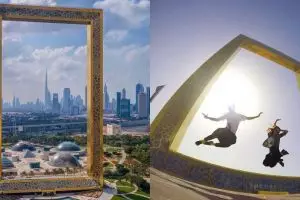 10 Potret Dubai Frame, bangunan berbentuk bingkai terbesar di dunia