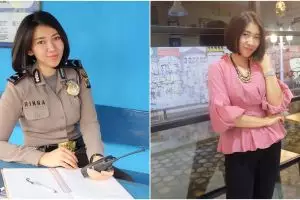 Beda gaya 10 polwan saat bertugas & tidak, cantiknya bikin kesengsem