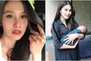 10 Penampilan Sandra Dewi usai melahirkan, hot mama banget!