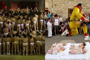 10 Perayaan paling unik di dunia, dari telanjang hingga lompati bayi