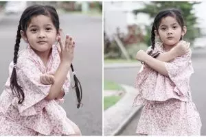10 Potret menggemaskan Atreya, balita Audy Item yang jago pencak silat