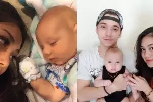 Selfie bareng, Celine & bayinya sama-sama dibilang mirip boneka