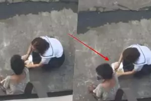 Tak langsung pulang, aksi murid SMA pada gelandangan ini bikin kaget