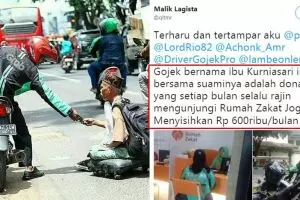 10 Aksi terpuji driver ojol, donatur zakat hingga kelola pesantren