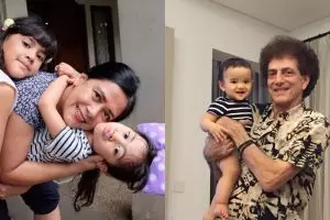 Momen kehangatan 7 seleb saat momong cucu, kakek & nenek idaman banget