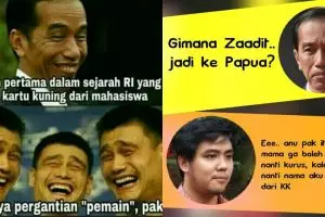 8 Meme kartu kuning Jokowi ini bikin senyum kecil sambil berdeham