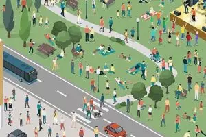 Uji kejelian mata yuk, coba temukan pria romantis pembawa buket bunga