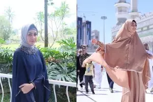 Biasa tampil seksi, begini 10 penampilan Kartika Putri usai berhijab