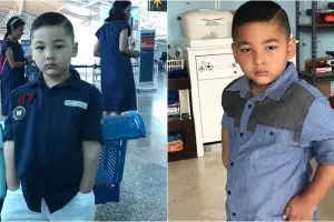 12 Gaya Kellen anak Krisdayanti yang sering pose serius ini nggemesin