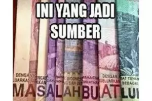 10 Meme 'efek uang' ini kocaknya bikin cengengesan sendiri