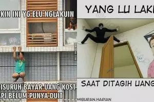 10 Meme 'ditagih uang bulanan' ini bikin anak kos tersenyum getir