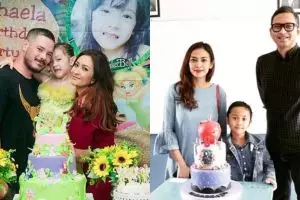 Sudah bercerai, 5 pasangan seleb ini tetap kompak rayakan ultah anak