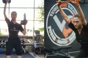 10 Pose workout Raline Shah yang seksi abis, dibilang mirip Gal Gadot