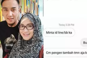 Okie Agustina pergoki chat suami dan cewek lain, isinya bikin kagum