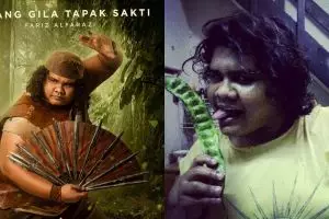 7 Gaya Fariz 'Bujang Gila' di Wiro Sableng, gilanya nggak cuma di film