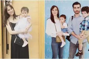 10 Gaya istri Fachri Albar saat momong anak, hot mama banget