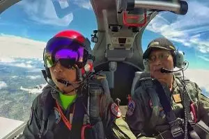 Jogja Air Show digelar, Sri Sultan ucapkan selamat dari atas pesawat