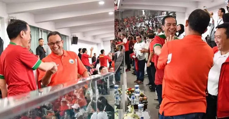 Momen akrab Jokowi & Anies sebelum insiden penghadangan Paspampres