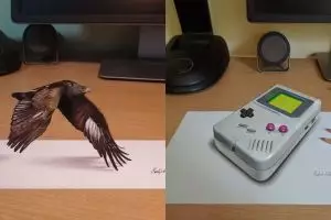 15 Gambar 3D ini nyata banget, bikin bingung bedain dengan aslinya