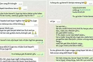 Chat pengutang lebih galak dari yang nagih ini bikin gemes geregetan