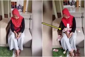 Viral video cewek dituduh pelakor, dilempar uang segepok sama si istri
