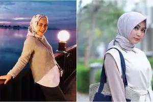 8 Pedangdut ini mantap berhijab, penampilannya makin sejuk dipandang