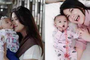 Jadi ibu muda, ini 8 gaya Ryana Dea saat momong baby Qiandra
