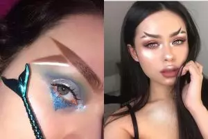 Setelah model kepang, bentuk alis buntut ikan ini jadi tren baru