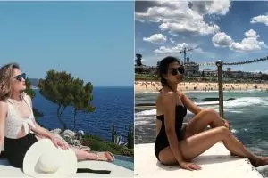 Pose seksi 9 seleb cantik saat berjemur, biar eksotis nih? 