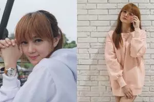 10 Gaya Nessa Salvyana, adik ipar Chand Kelvin yang mirip cewek Korea 
