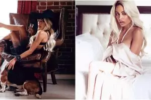 10 Pose seksi Kaila Methven, pewaris ayam KFC dan CEO lingerie mewah