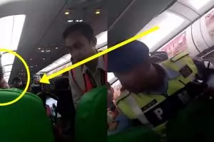 Heboh video pria merokok di pesawat tapi ogah ngaku salah, bikin emosi