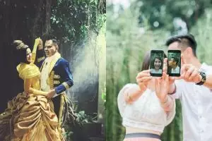 11 Inspirasi konsep pemotretan unik ala pasangan seleb, bisa kamu tiru