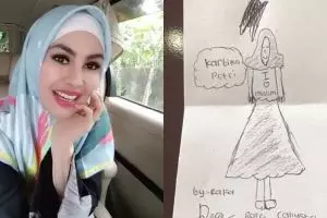 Baru berhijab, Kartika Putri sudah jadi inspirasi anak kelas 6 SD