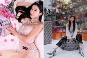 10 Foto koleksi tas Hermes sosialita Jamie Chua, isinya ratusan